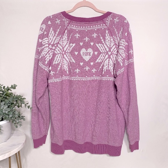 Victoria Secret PINK sweatshirt, purple size small - Picture 3 of 4